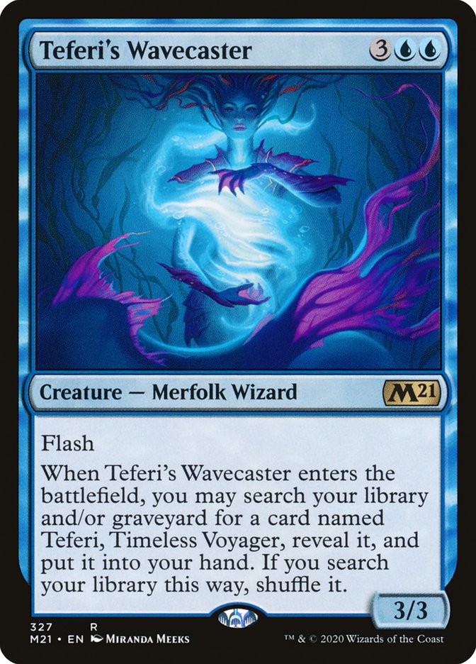 Teferi's Wavecaster [Core Set 2021] Magic: The Gathering