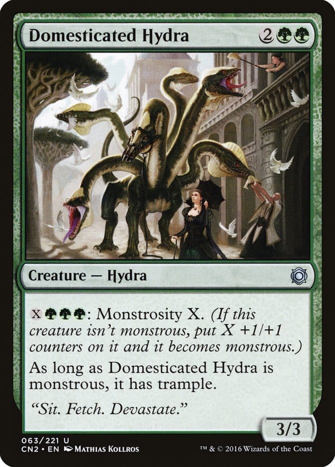 Domesticated Hydra [Conspiracy: Take the Crown] Magic: The Gathering