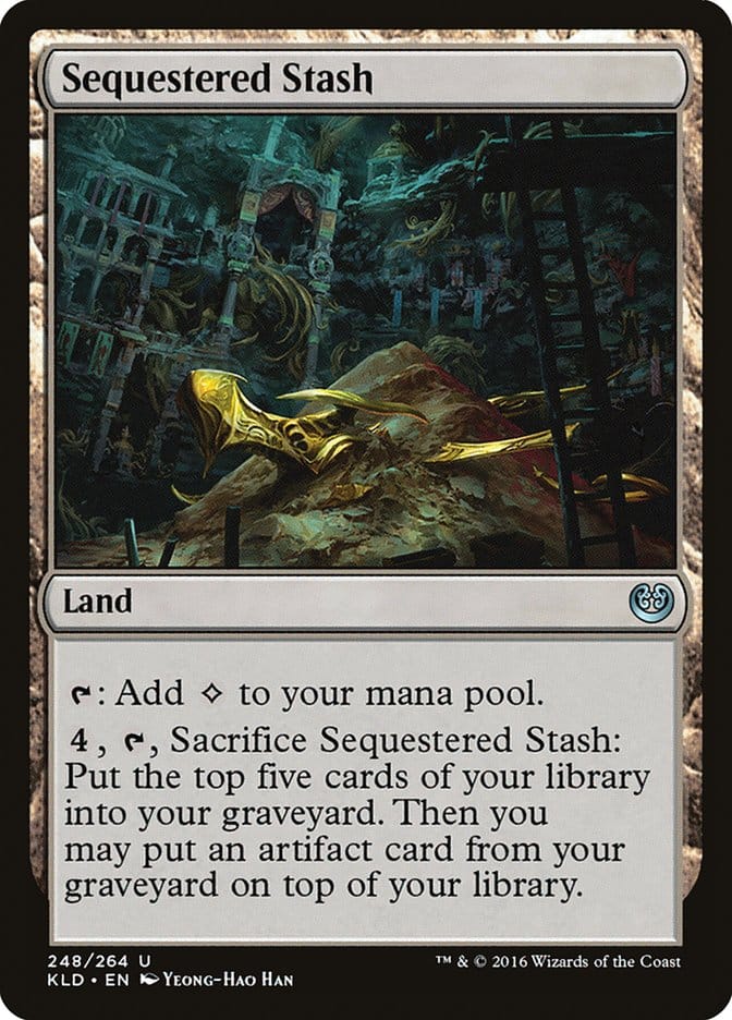Sequestered Stash [Kaladesh] Magic: The Gathering
