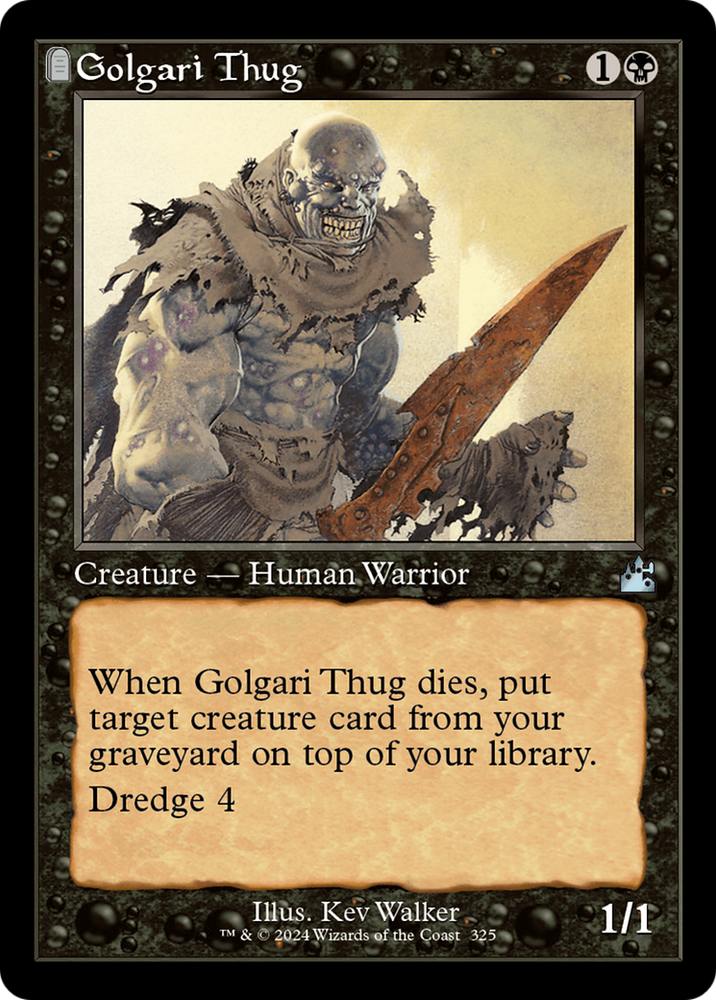 Golgari Thug (Retro Frame) [Ravnica Remastered] Magic: The Gathering