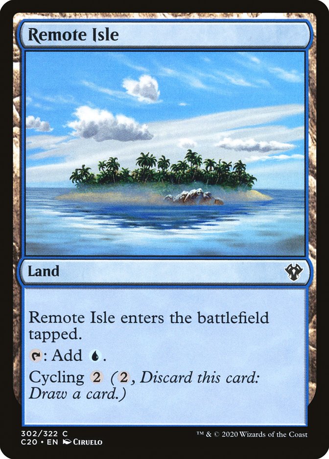 Remote Isle [Commander 2020] Magic: The Gathering