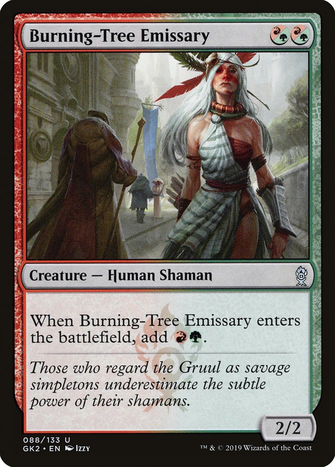 Burning-Tree Emissary [Ravnica Allegiance Guild Kit] Magic: The Gathering