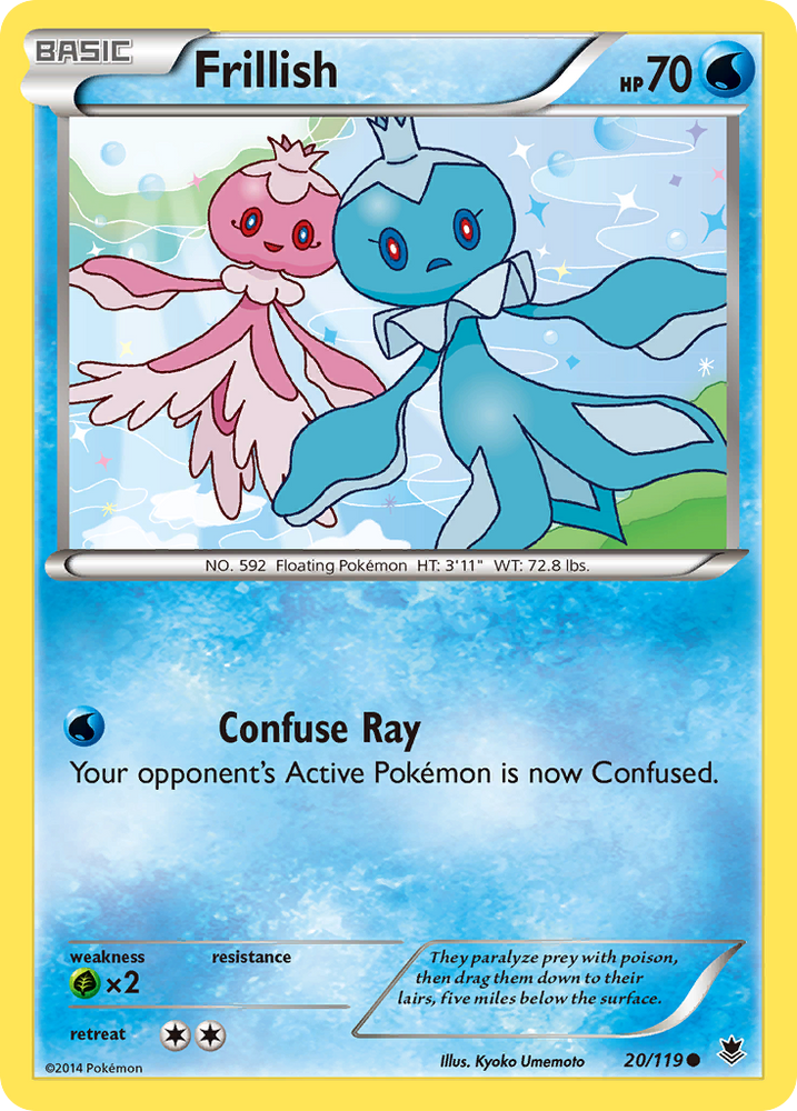 Frillish (20/119) [XY: Phantom Forces] Pokémon