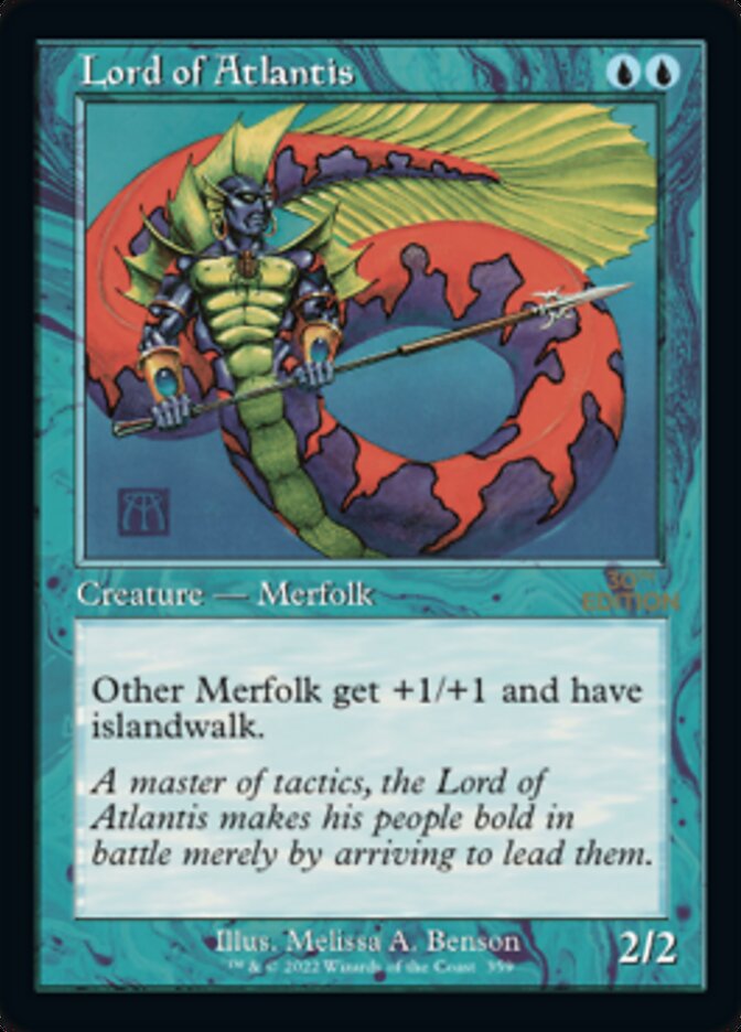 Lord of Atlantis (Retro) [30th Anniversary Edition] Magic: The Gathering