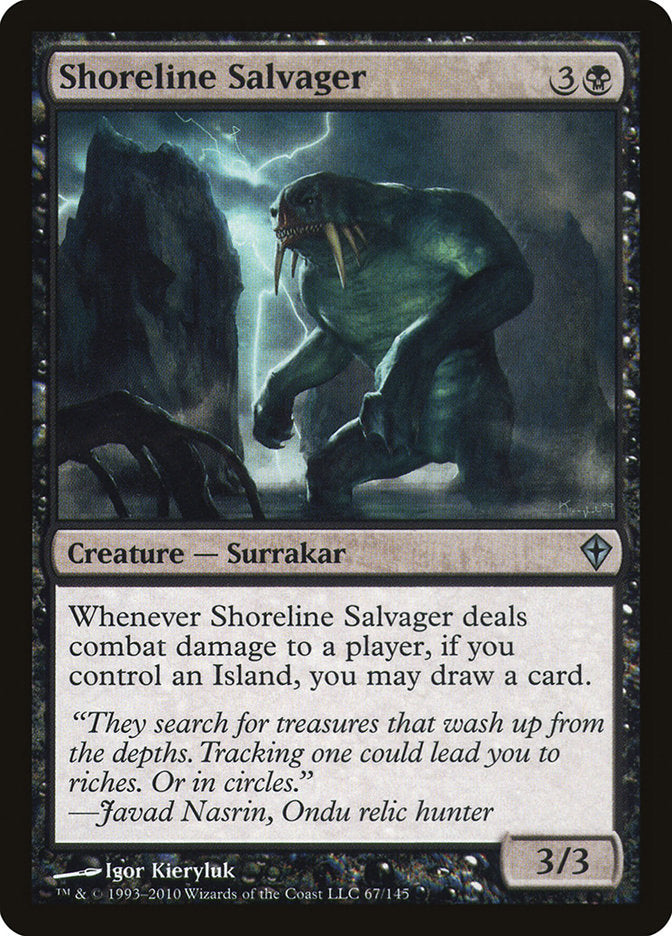 Shoreline Salvager [Worldwake] Magic: The Gathering