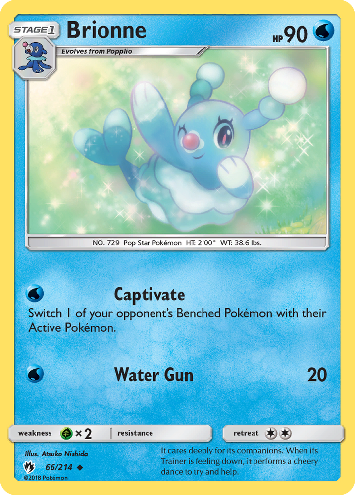 Brionne (66/214) [Sun & Moon: Lost Thunder] Pokémon
