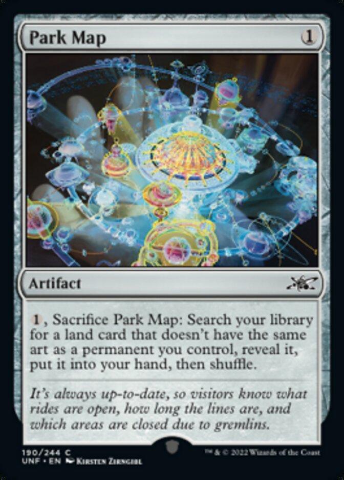 Park Map [Unfinity] Magic: The Gathering
