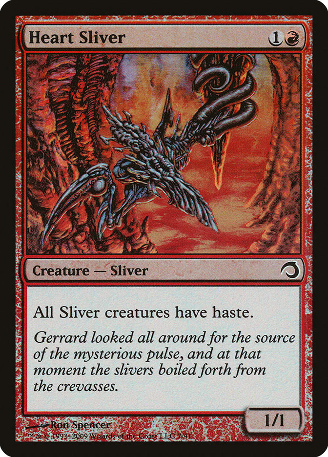 Heart Sliver [Premium Deck Series: Slivers] Magic: The Gathering