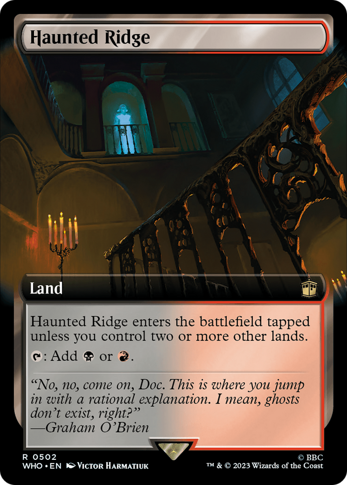 Haunted Ridge (Extended Art) [Doctor Who] Magic: The Gathering