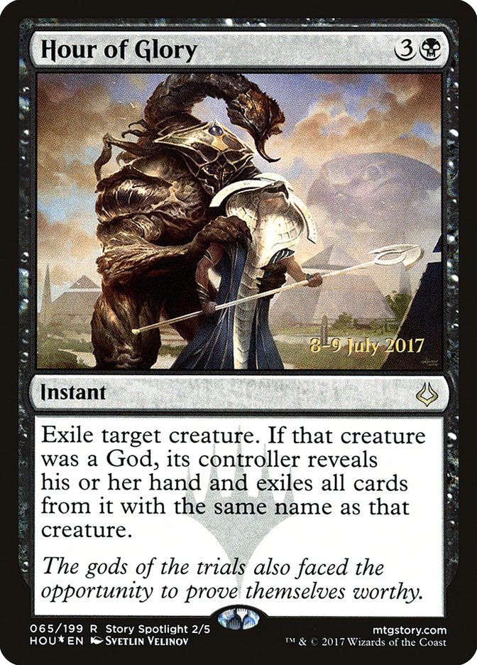 Hour of Glory [Hour of Devastation Prerelease Promos] Magic: The Gathering
