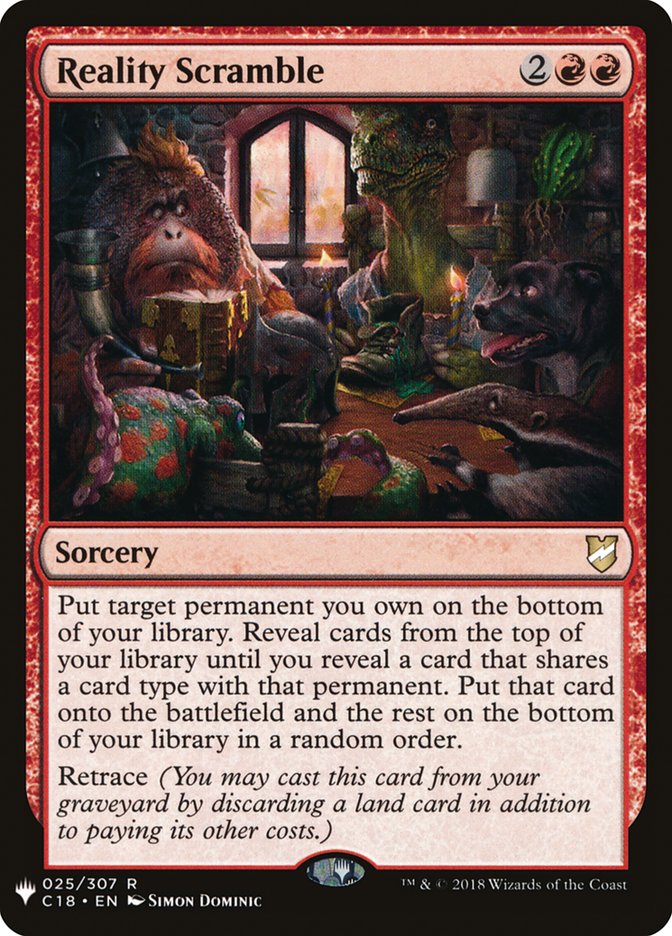 Reality Scramble [Mystery Booster] Magic: The Gathering