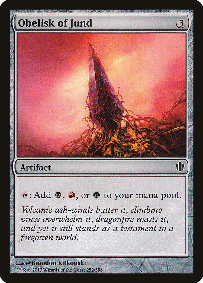 Obelisk of Jund [Commander 2013] Magic: The Gathering