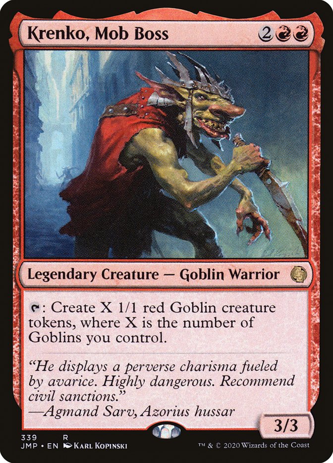 Krenko, Mob Boss [Jumpstart] Magic: The Gathering