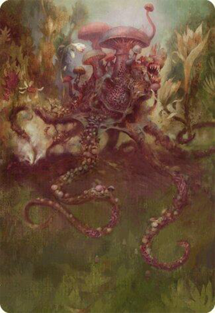 Sowing Mycospawn Art Card [Modern Horizons 3 Art Series] Magic: The Gathering
