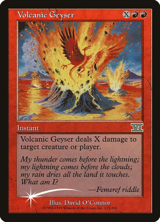 Volcanic Geyser [Friday Night Magic 2000] Magic: The Gathering