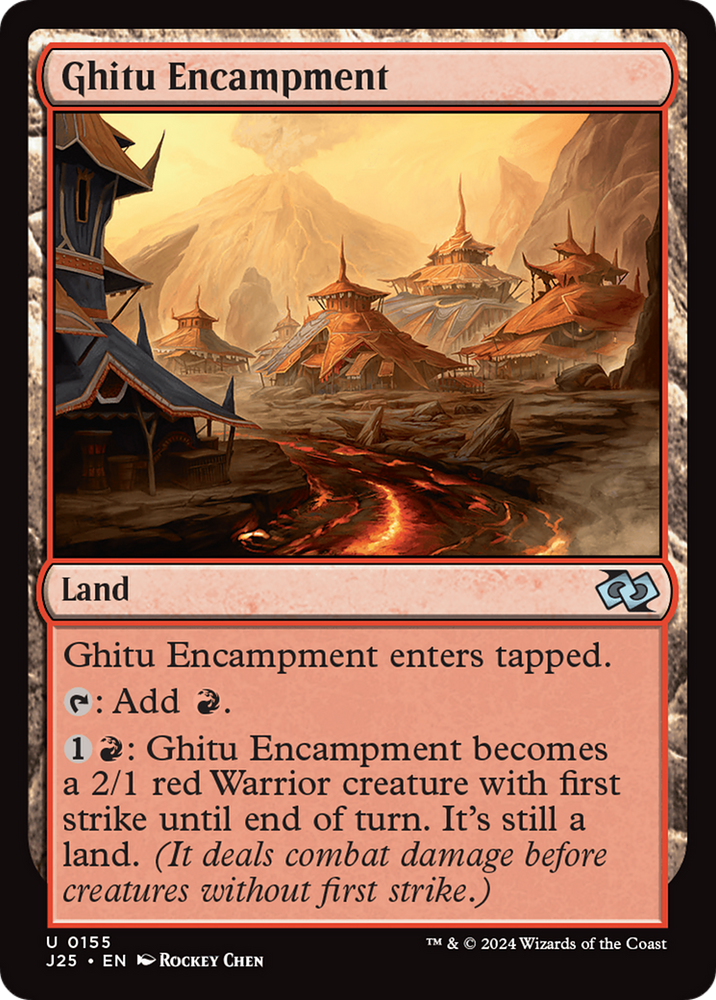 Ghitu Encampment [Foundations Jumpstart] Magic: The Gathering