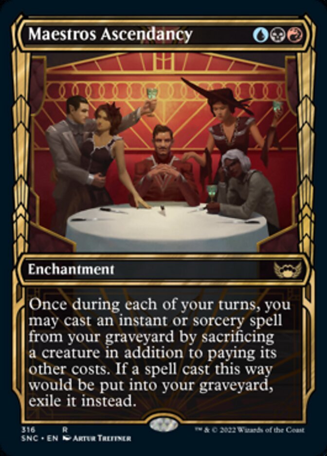 Maestros Ascendancy (Showcase Golden Age) [Streets of New Capenna] Magic: The Gathering