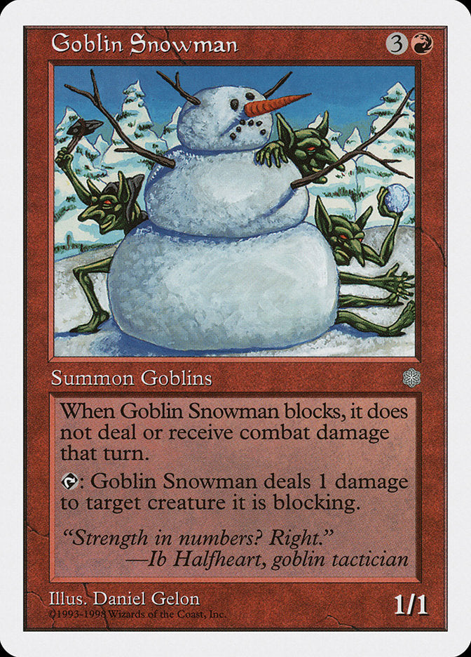 Goblin Snowman [Anthologies] Magic: The Gathering