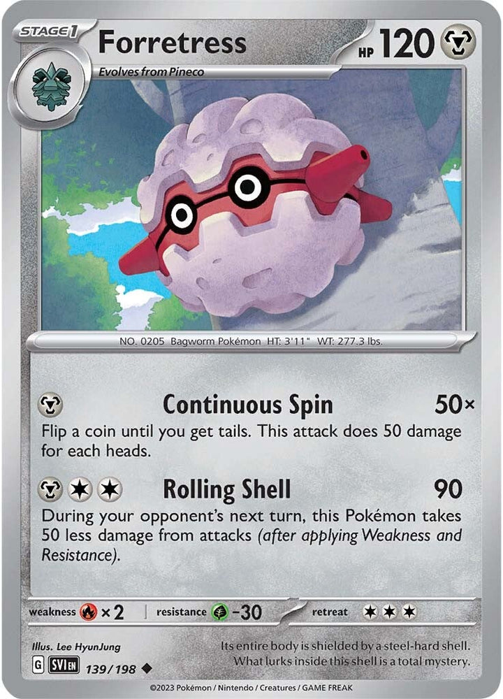 Forretress (139/198) [Scarlet & Violet: Base Set] Pokémon
