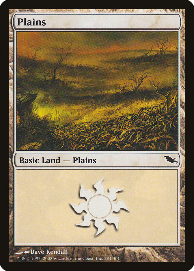 Plains (284) [Shadowmoor] Magic: The Gathering
