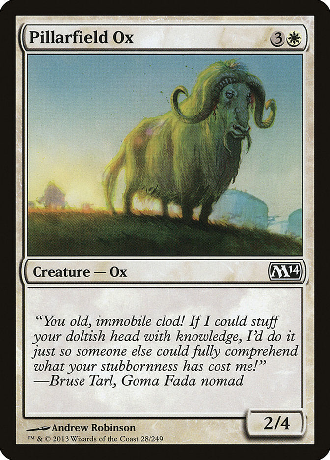 Pillarfield Ox [Magic 2014] Magic: The Gathering