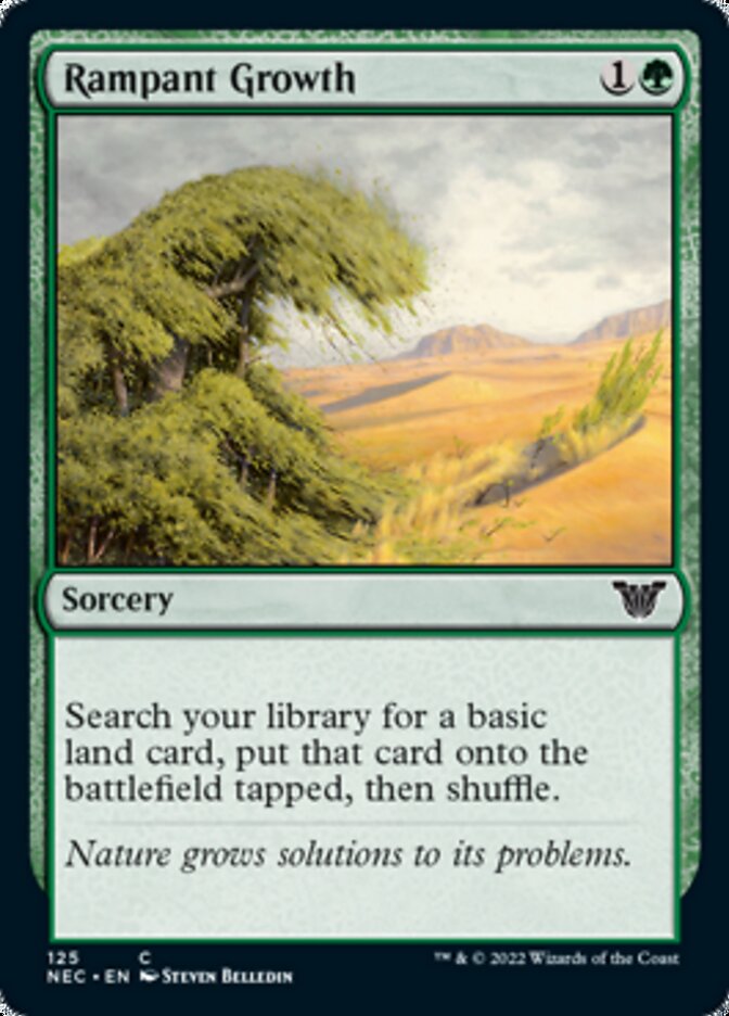 Rampant Growth [Kamigawa: Neon Dynasty Commander] Magic: The Gathering