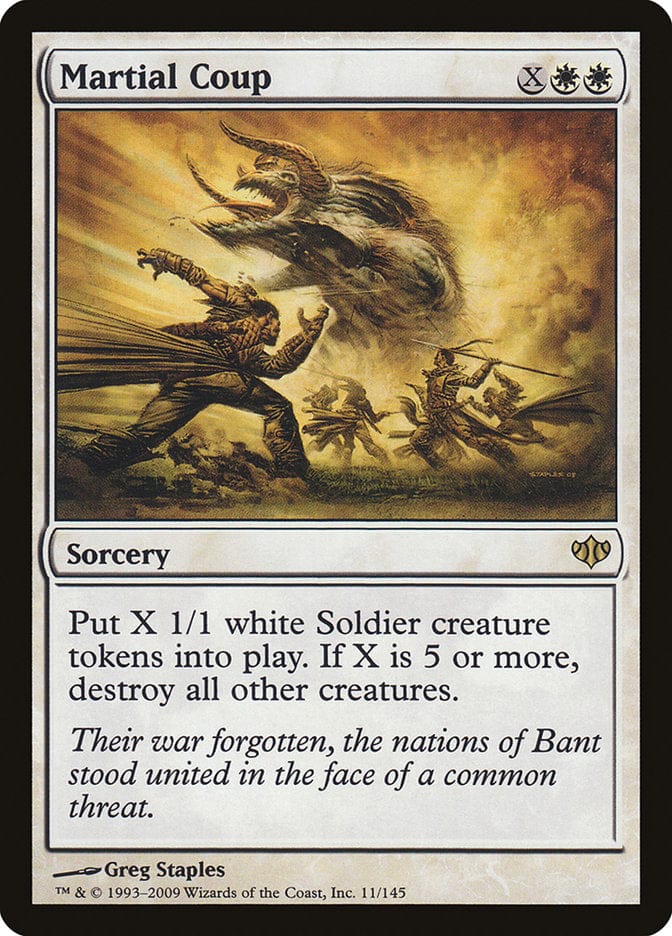 Martial Coup [Conflux] Magic: The Gathering