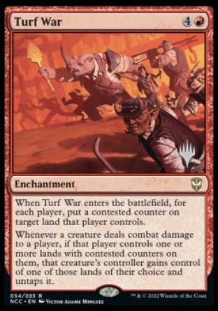 Turf War (Promo Pack) [Streets of New Capenna Commander Promos] Magic: The Gathering