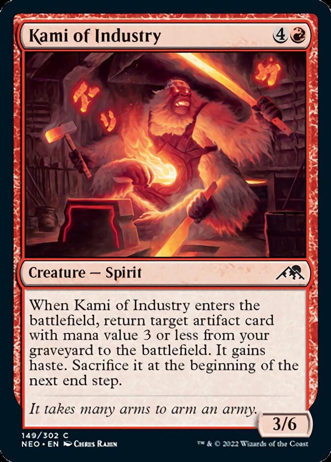 Kami of Industry [Kamigawa: Neon Dynasty] Magic: The Gathering