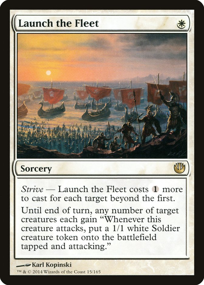 Launch the Fleet [Journey into Nyx] Magic: The Gathering