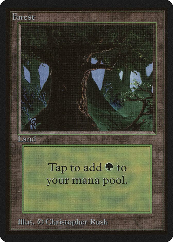 Forest (302) [Beta Edition] Magic: The Gathering