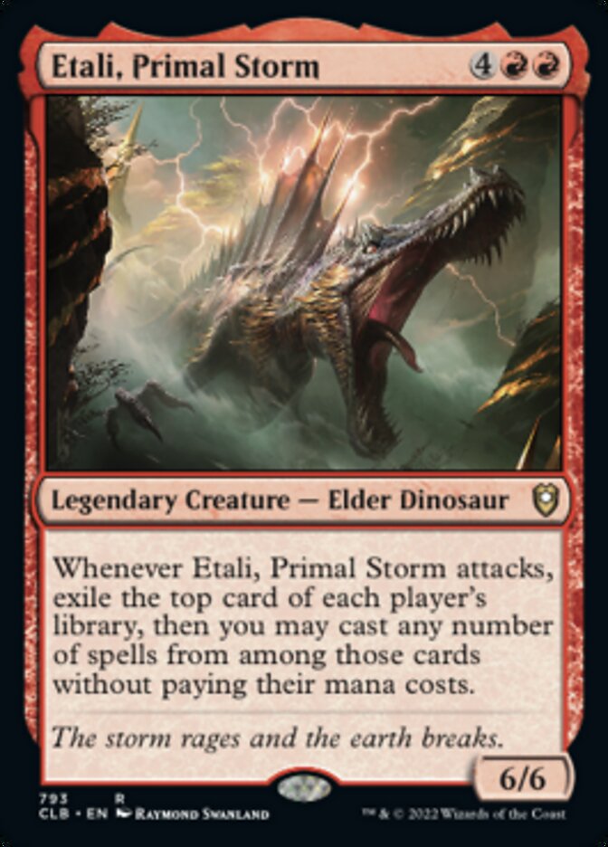Etali, Primal Storm [Commander Legends: Battle for Baldur's Gate] Magic: The Gathering