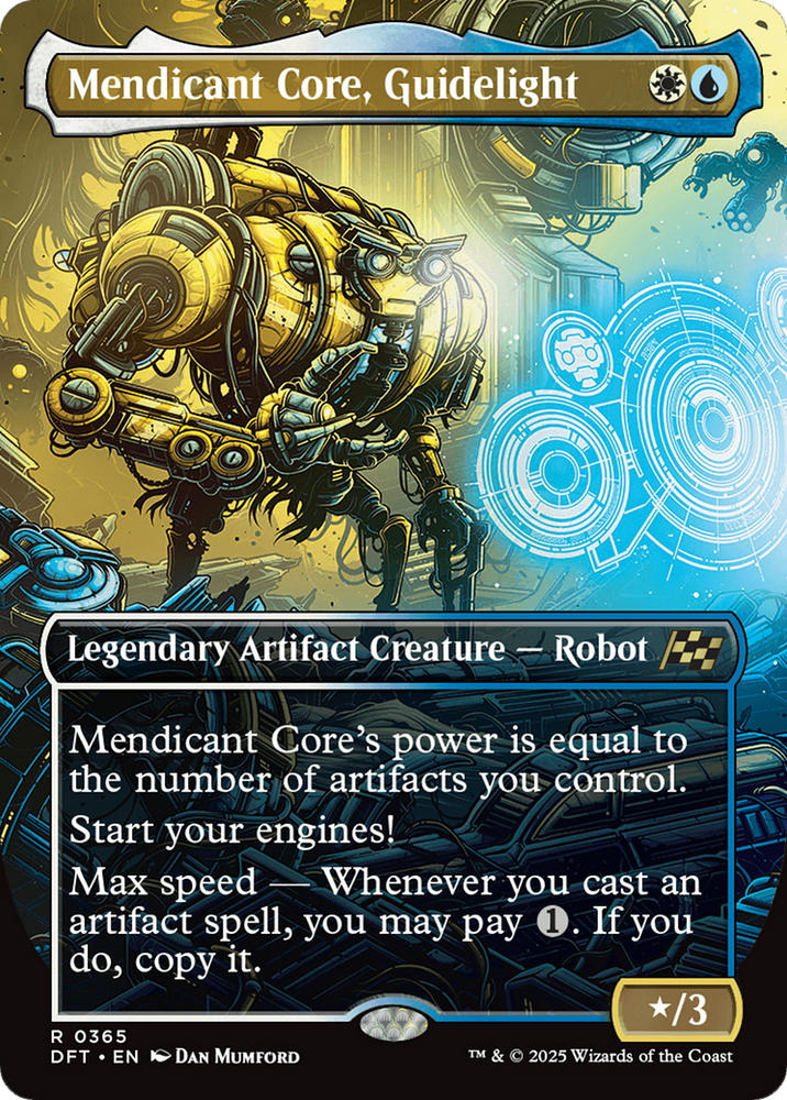 Mendicant Core, Guidelight (Borderless) [Aetherdrift] Magic: The Gathering
