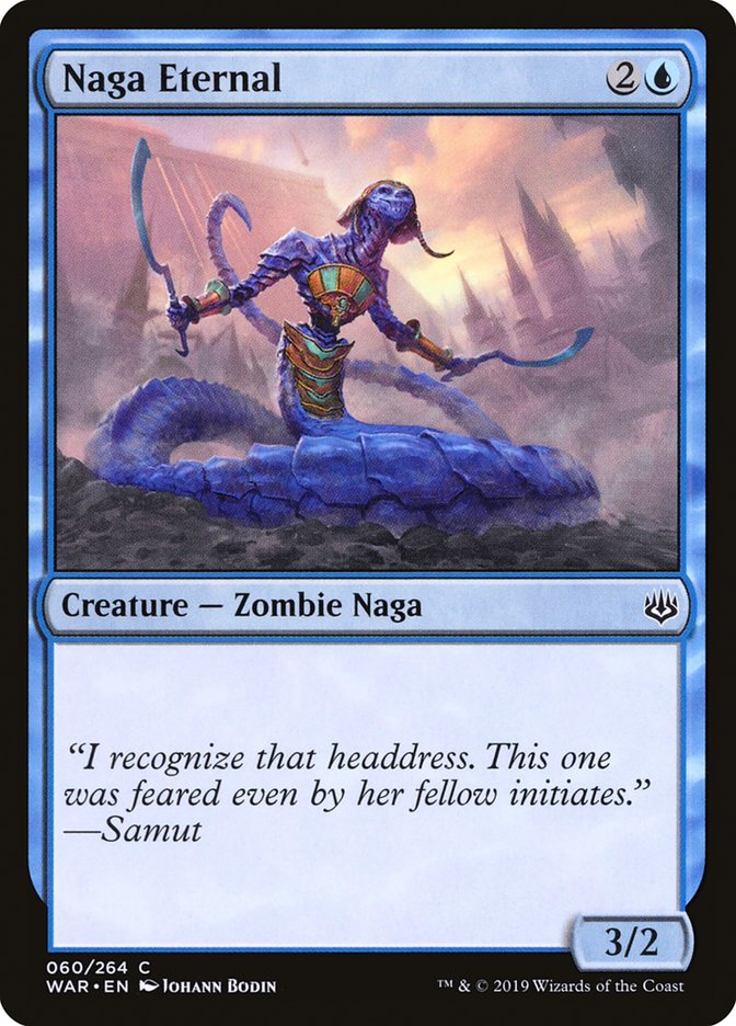 Naga Eternal [War of the Spark] Magic: The Gathering