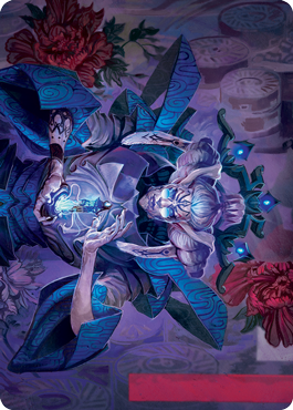 Tameshi, Reality Architect 1 Art Card [Kamigawa: Neon Dynasty Art Series] Magic: The Gathering