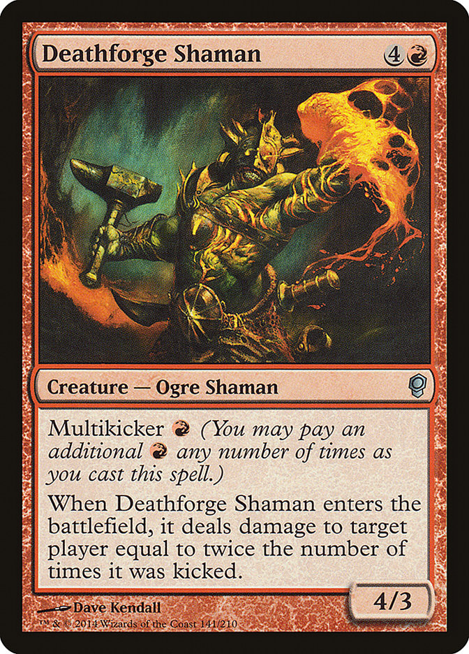 Deathforge Shaman [Conspiracy] Magic: The Gathering