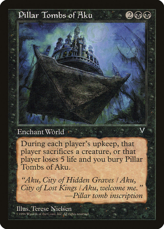 Pillar Tombs of Aku [Visions] Magic: The Gathering
