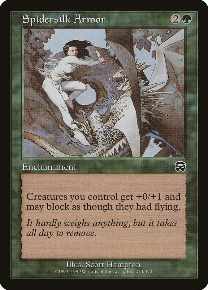 Spidersilk Armor [Mercadian Masques] Magic: The Gathering