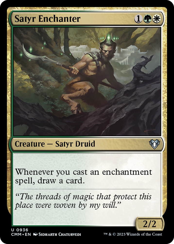 Satyr Enchanter [Commander Masters] Magic: The Gathering