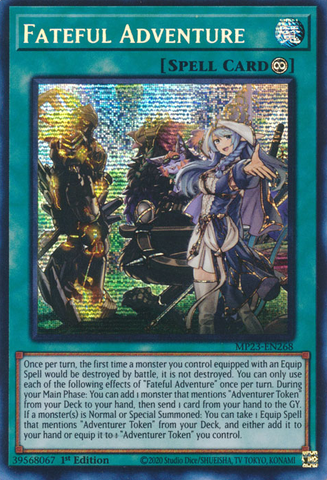 Fateful Adventure [MP23-EN268] Prismatic Secret Rare - Yugioh Cards For Your TCG Needs!