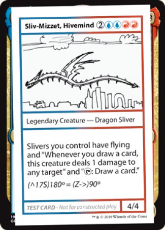 Sliv-Mizzet, Hivemind (2021 Edition) [Mystery Booster Playtest Cards] Magic: The Gathering