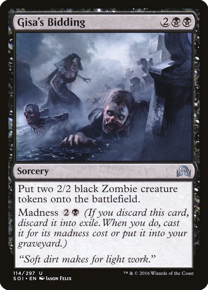Gisa's Bidding [Shadows over Innistrad] Magic: The Gathering