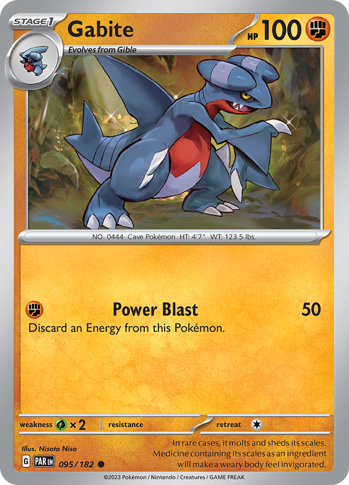 Gabite (095/182) [Scarlet & Violet: Paradox Rift] Pokémon