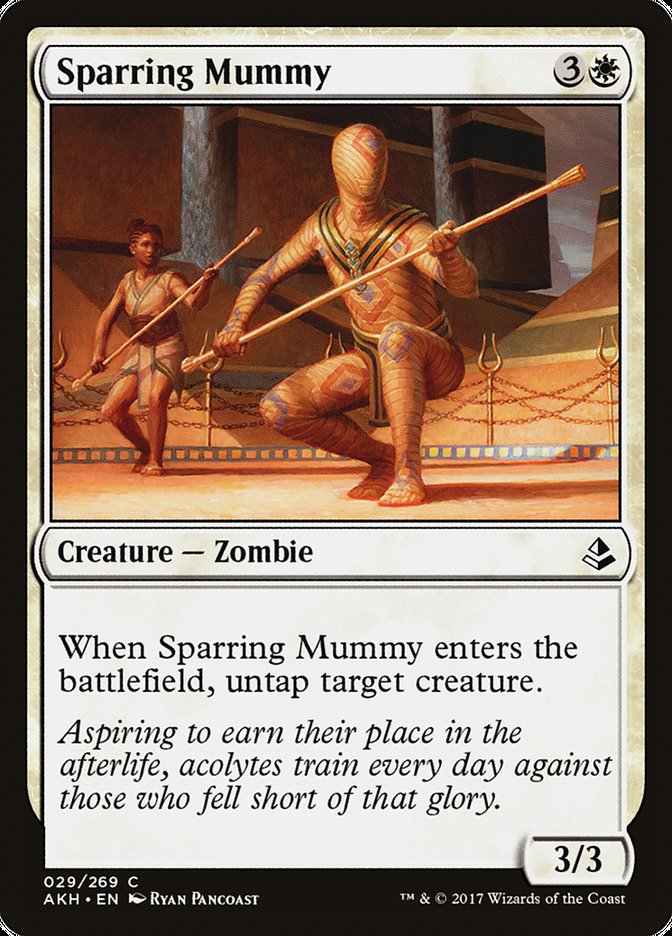 Sparring Mummy [Amonkhet] Magic: The Gathering