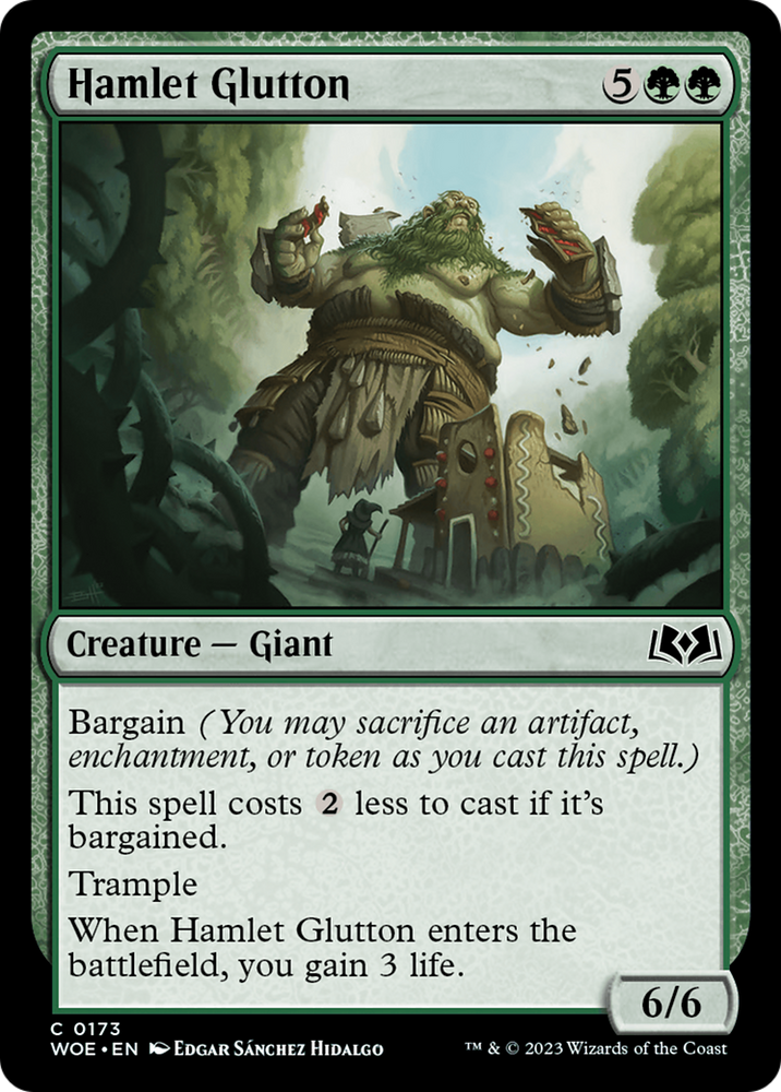 Hamlet Glutton [Wilds of Eldraine] Magic: The Gathering