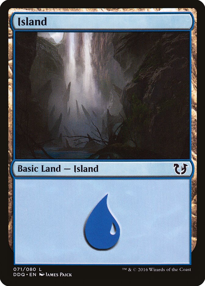 Island (71) [Duel Decks: Blessed vs. Cursed] Magic: The Gathering