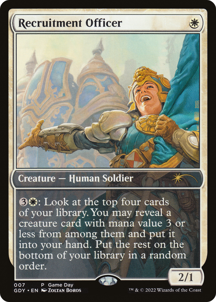 Recruitment Officer [Game Day 2022] Magic: The Gathering