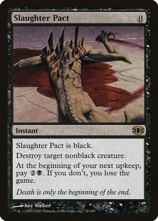 Slaughter Pact [Future Sight] Magic: The Gathering