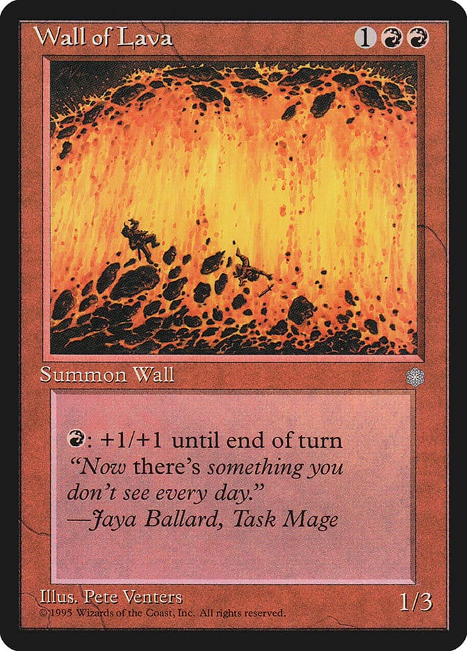 Wall of Lava [Ice Age] Magic: The Gathering