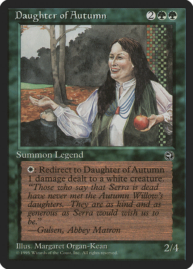 Daughter of Autumn [Homelands] Magic: The Gathering